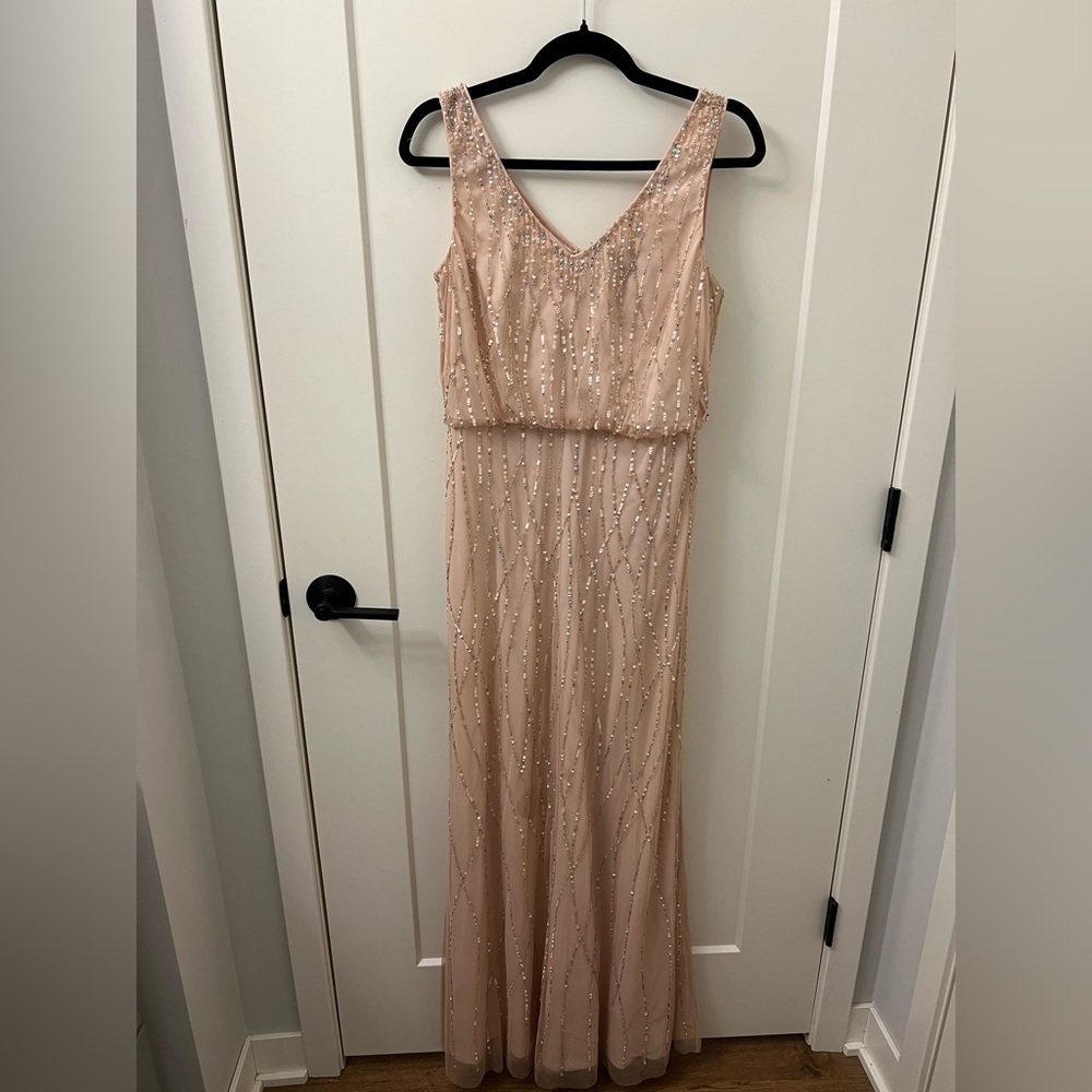 BHLDN Blush bridesmaid dress